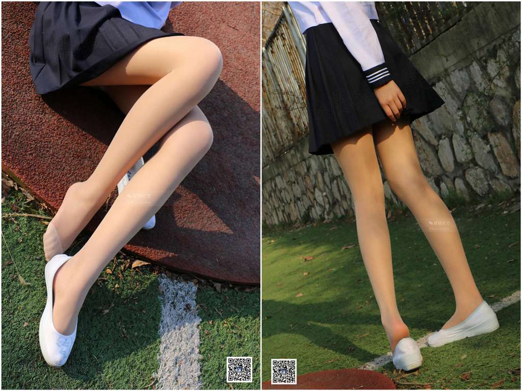 图片[3]-妖精视觉 NO.076 甜甜 运动场 足尖加固肉丝袜-集美图