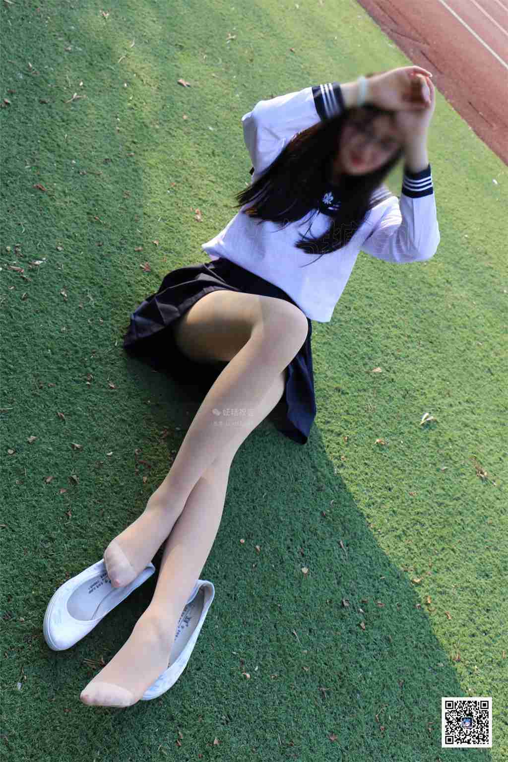 图片[4]-妖精视觉 NO.076 甜甜 运动场 足尖加固肉丝袜-集美图