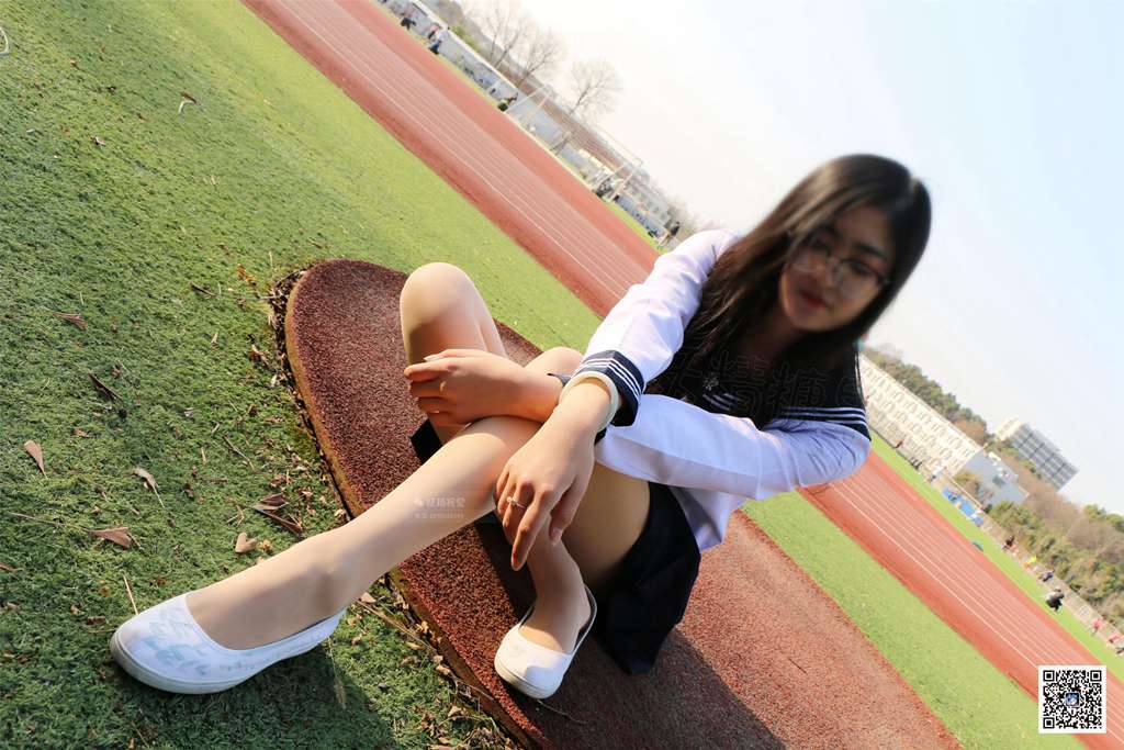图片[5]-妖精视觉 NO.076 甜甜 运动场 足尖加固肉丝袜-集美图