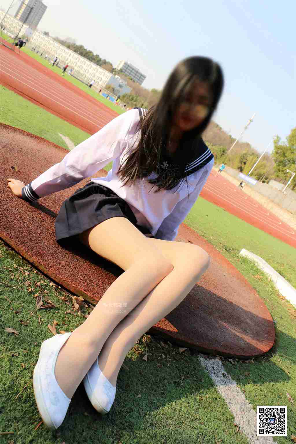 图片[7]-妖精视觉 NO.076 甜甜 运动场 足尖加固肉丝袜-集美图