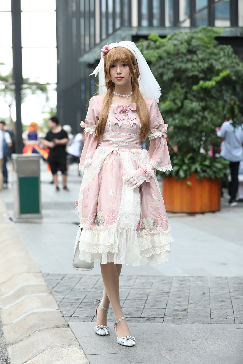 图片[3]-精选街拍作品 NO.179 灰色丝袜美腿Lolita-集美图