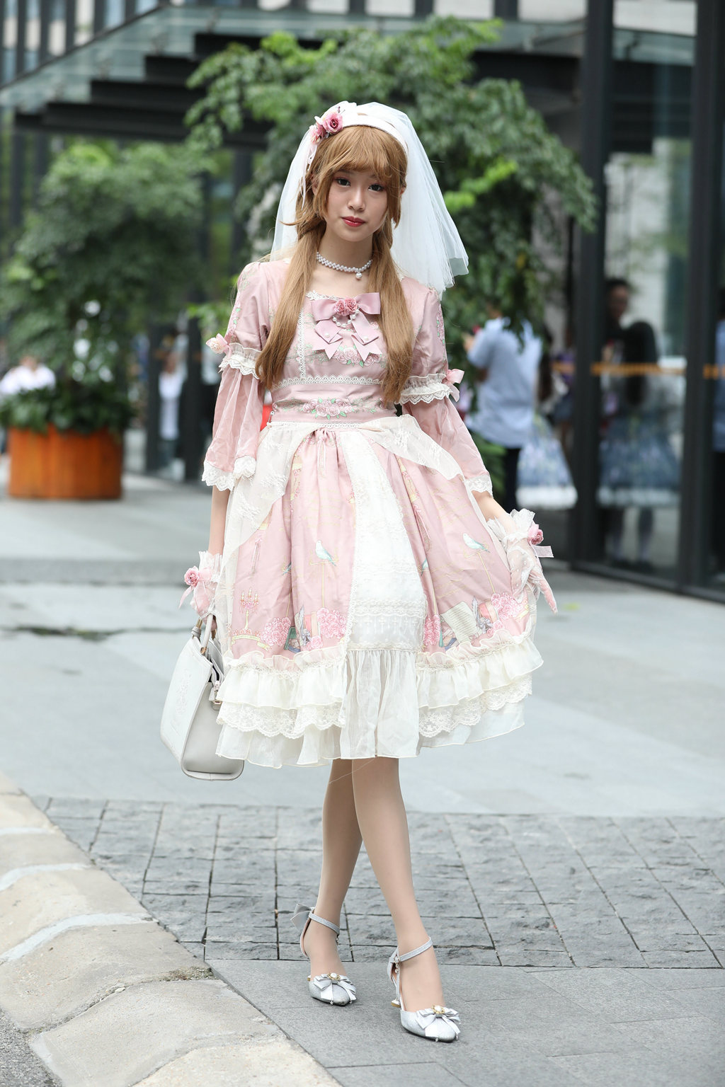 图片[7]-精选街拍作品 NO.179 灰色丝袜美腿Lolita-集美图