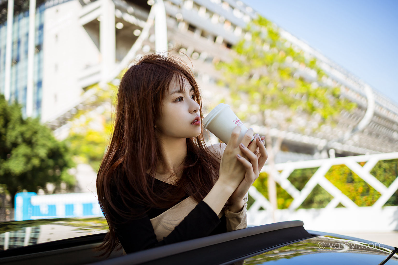 图片[5]-[YALAYI雅拉伊] 2021.11.10 No.862 兜风 茹莎-集美图