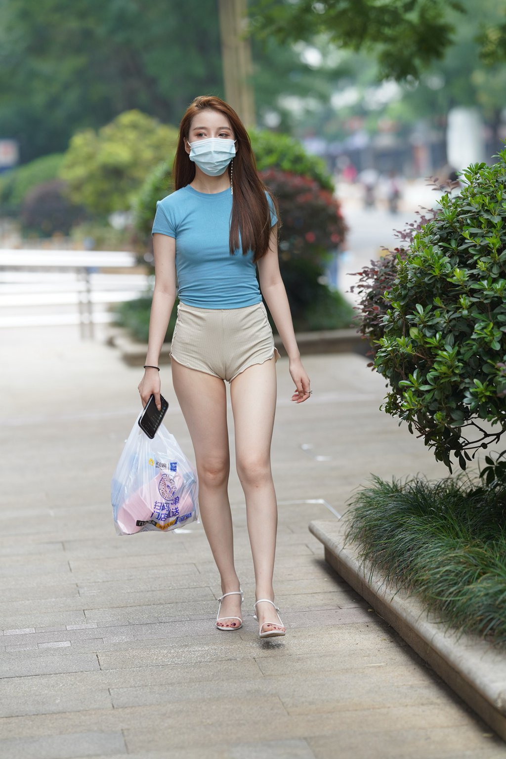精选街拍作品 NO.442 清新淡雅的漂亮姑娘6-集美图