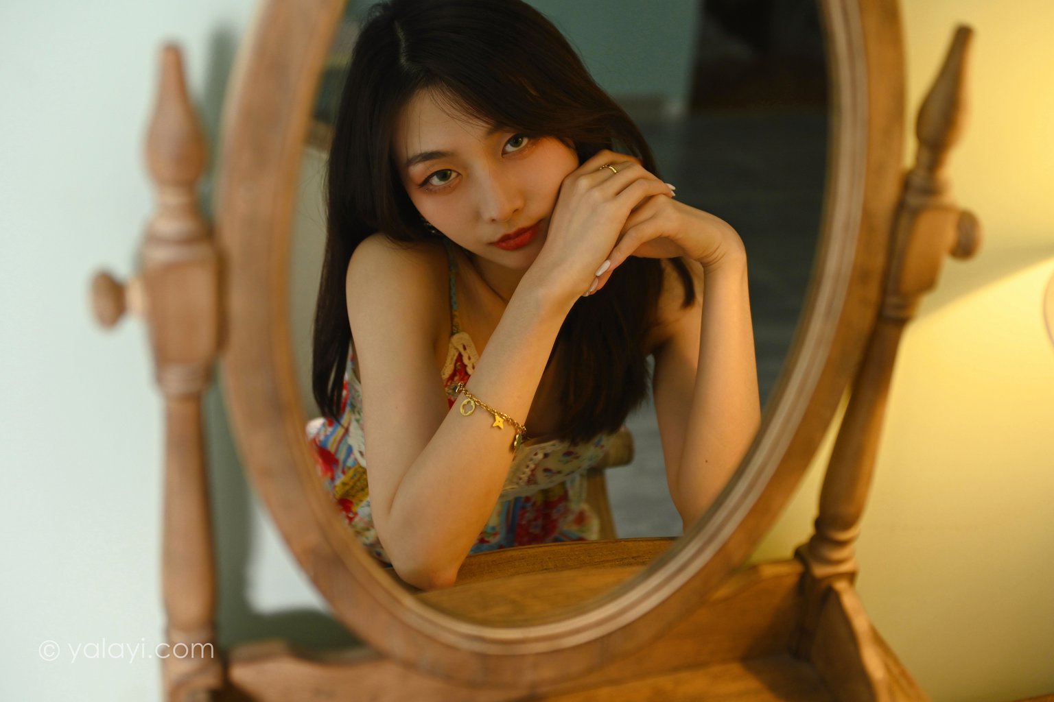 图片[17]-[YALAYI雅拉伊] 2022.01.05 No.884 镜子里 佳佳-集美图