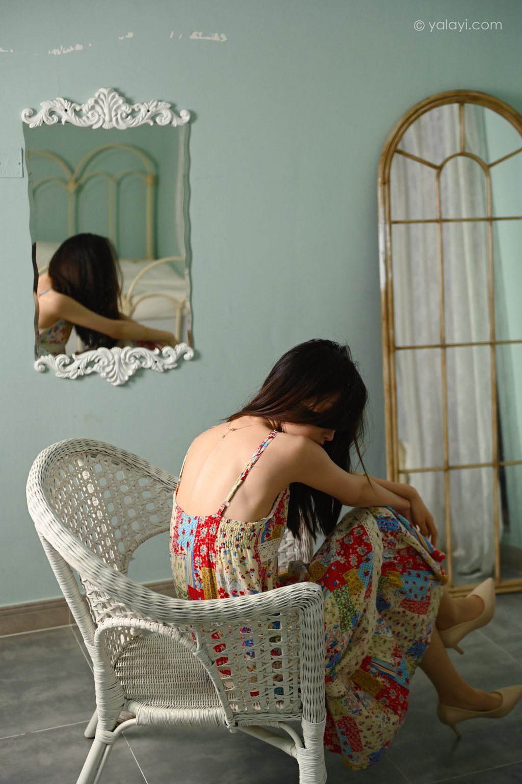 图片[21]-[YALAYI雅拉伊] 2022.01.05 No.884 镜子里 佳佳-集美图