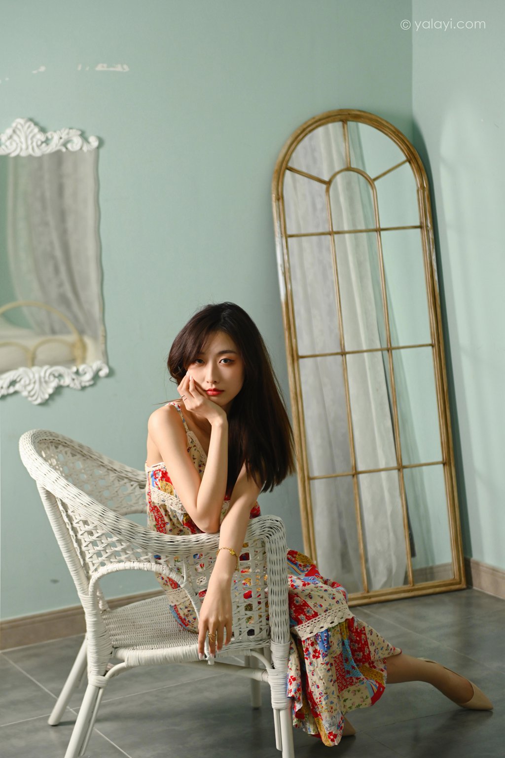 图片[29]-[YALAYI雅拉伊] 2022.01.05 No.884 镜子里 佳佳-集美图