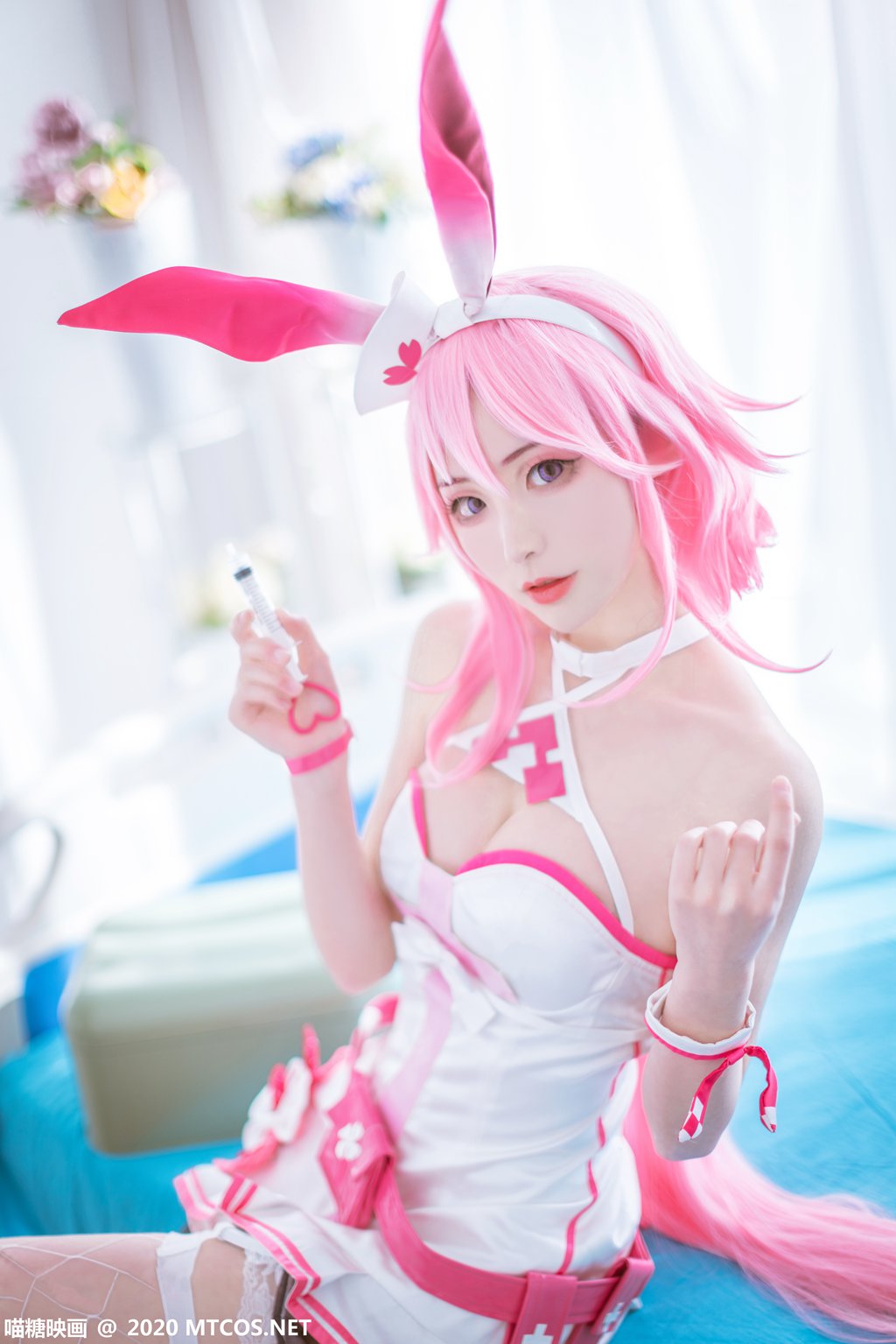 图片[3]-喵糖映画少女写真 VOL.298 八重樱-集美图