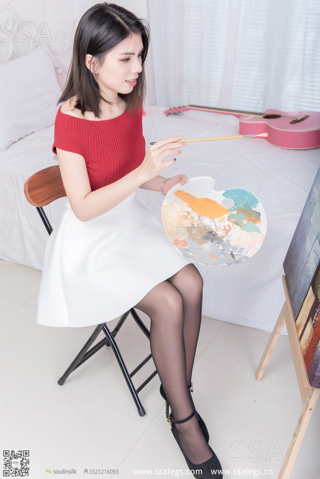 图片[6]-[SSA丝社] 超清版 NO.251 芷沫画室-集美图