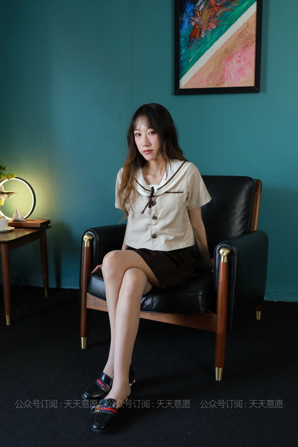 图片[4]-[IESS异思趣向] 耽丝 JK少女 怡怡-集美图