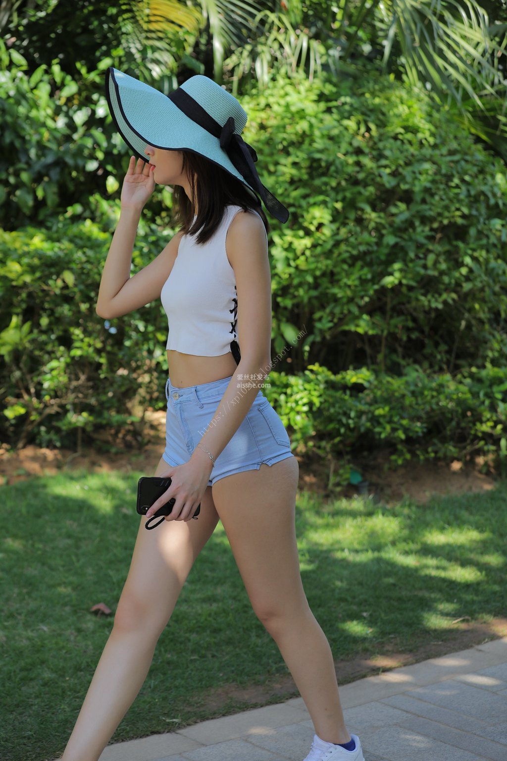 图片[24]-魔镜街拍 NO.039 紧身牛仔热裤-集美图