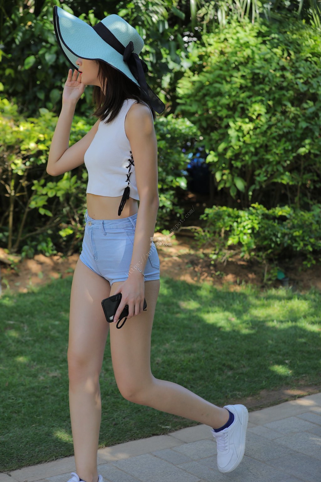 图片[25]-魔镜街拍 NO.039 紧身牛仔热裤-集美图