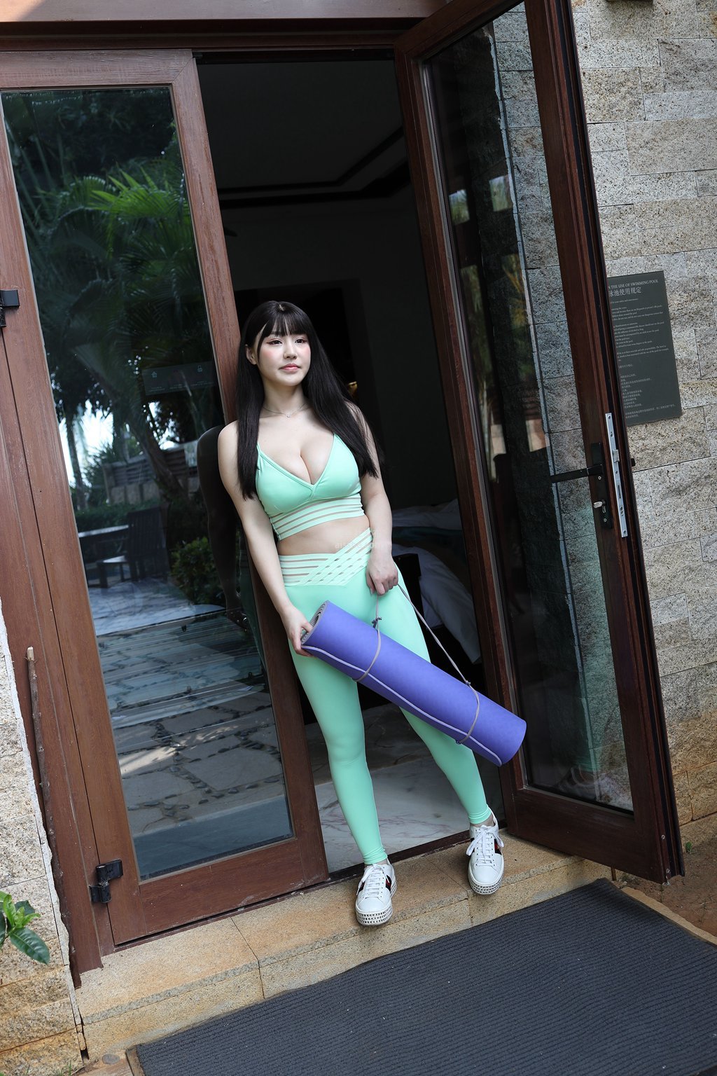 图片[13]-魔镜街拍 NO.040 紧身瑜伽美女-集美图