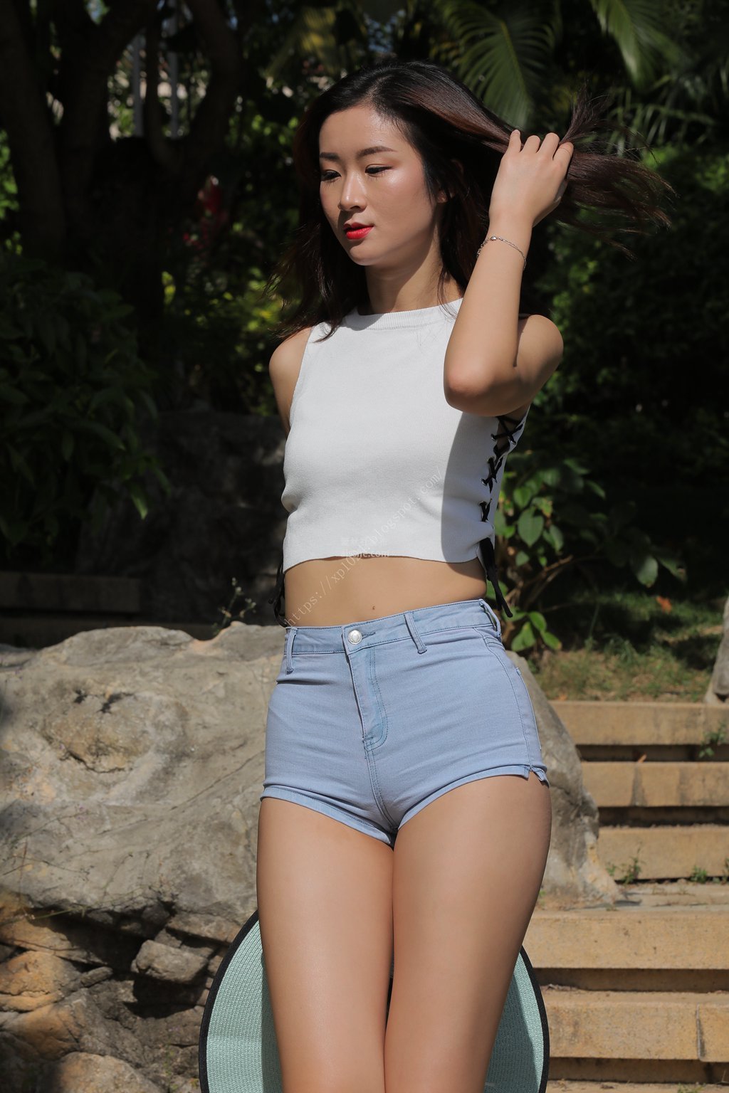 图片[79]-魔镜街拍 NO.039 紧身牛仔热裤-集美图