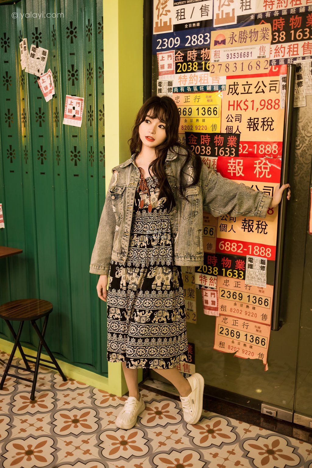 图片[19]-[YALAYI雅拉伊] 2023.06.09 NO.1033 小巷听风 小亭-集美图