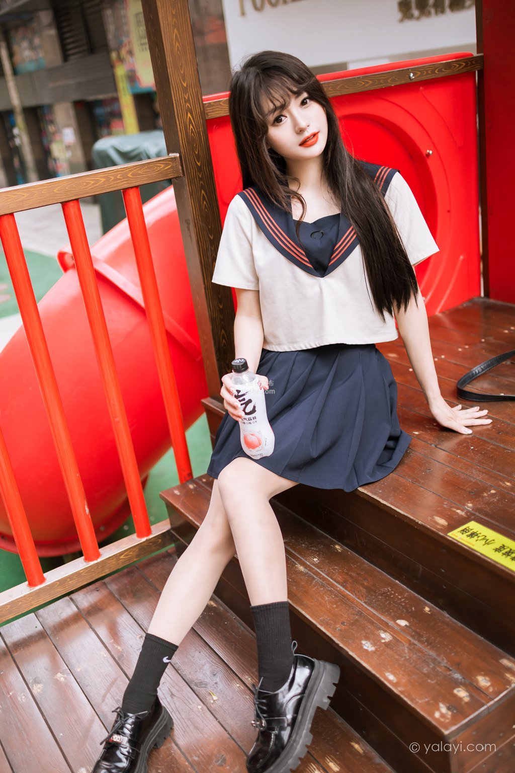 图片[24]-[YALAYI雅拉伊] 2023.06.19 NO.1035 jk制服 小亭-集美图