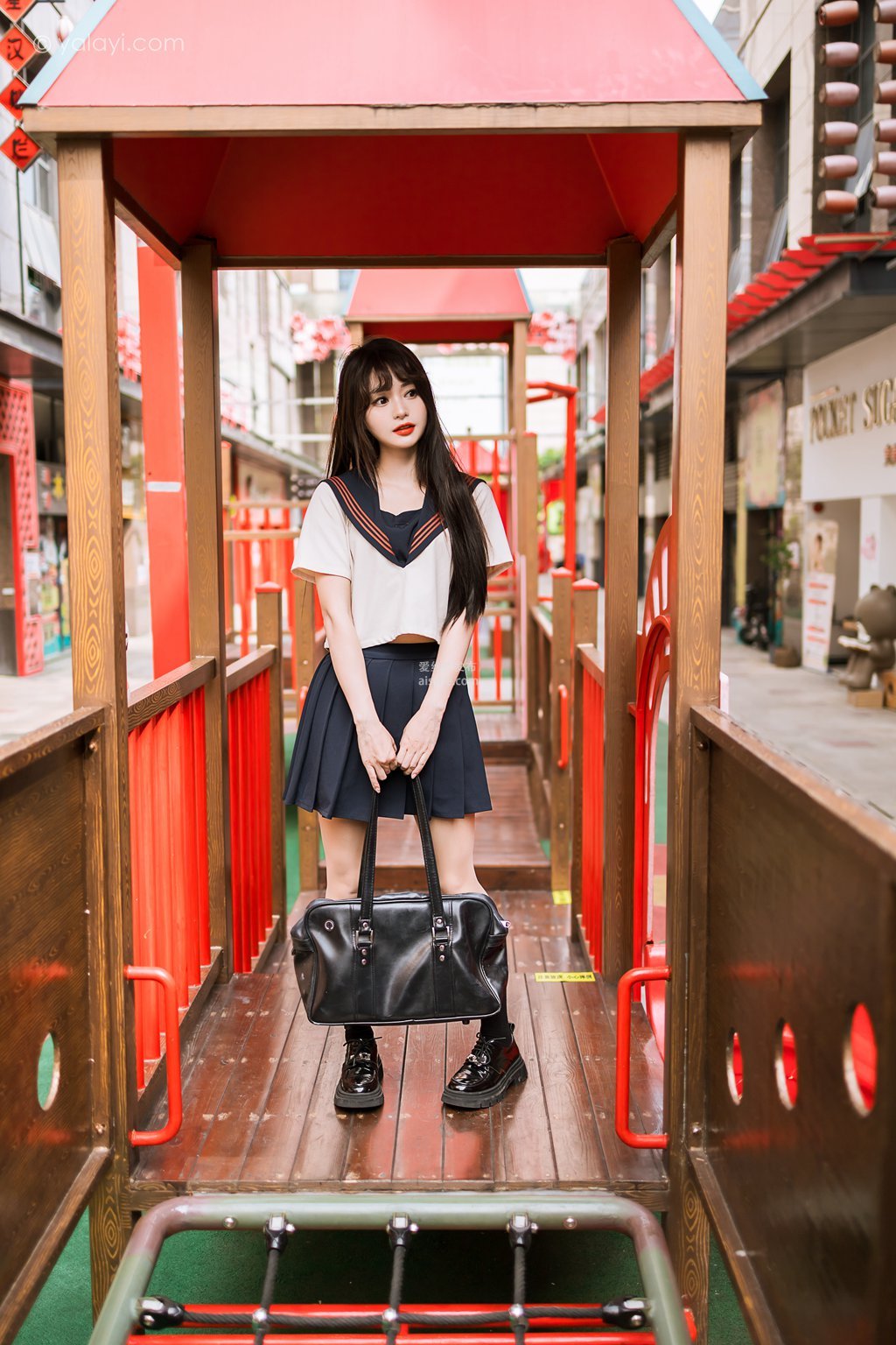 图片[32]-[YALAYI雅拉伊] 2023.06.19 NO.1035 jk制服 小亭-集美图