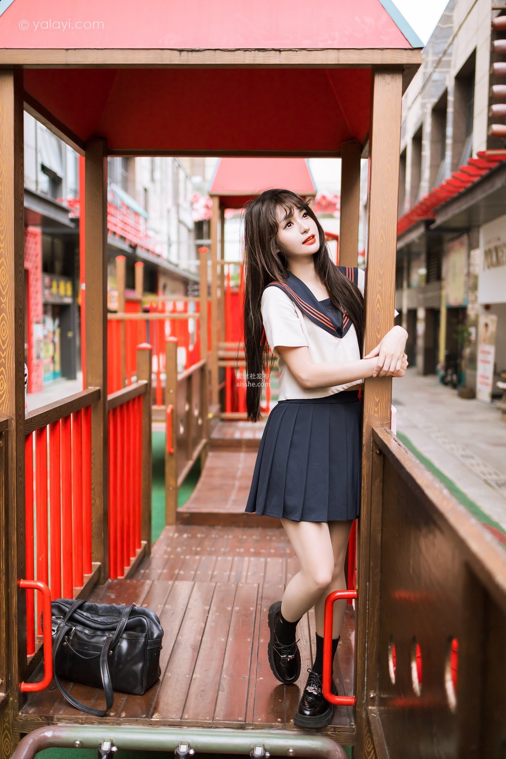 图片[35]-[YALAYI雅拉伊] 2023.06.19 NO.1035 jk制服 小亭-集美图