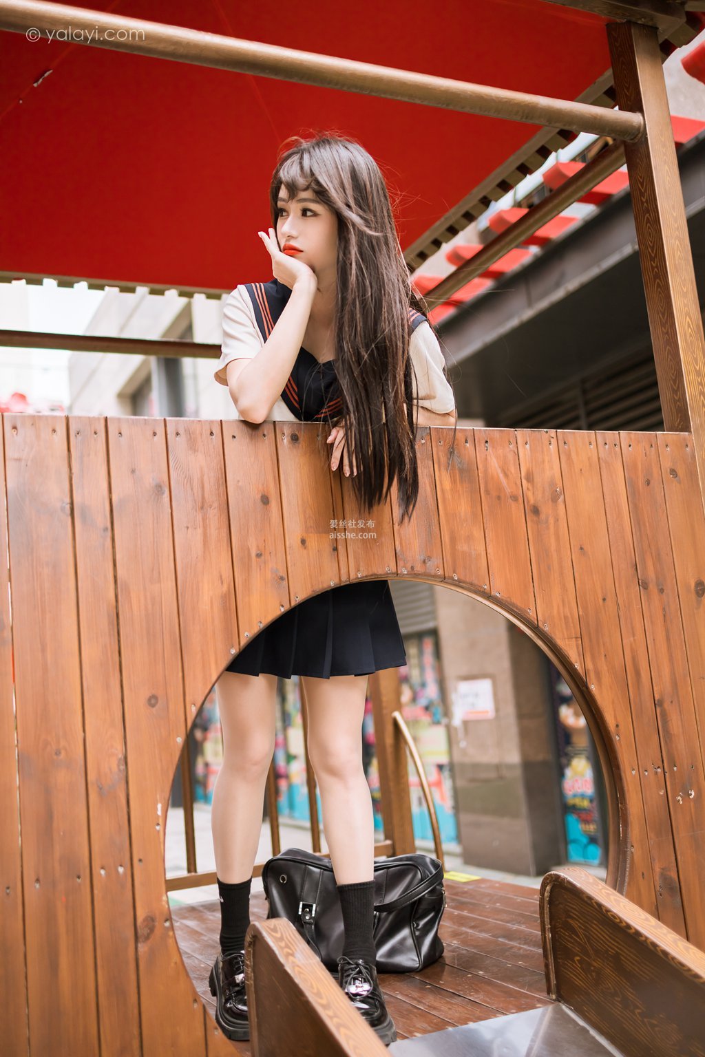 图片[44]-[YALAYI雅拉伊] 2023.06.19 NO.1035 jk制服 小亭-集美图