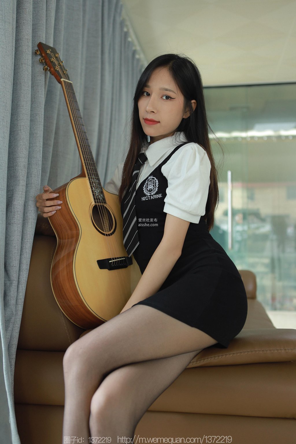 图片[30]-[IESS异思趣向] 2023.7.9 丝享家 1475 美子《弹弹吉他》-集美图