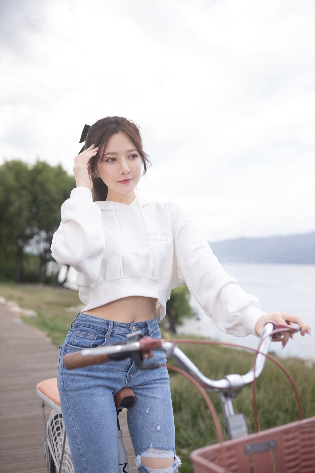 图片[4]-秀人内购@鱼子酱Fish – 内购私拍 牛仔情趣真空-集美图