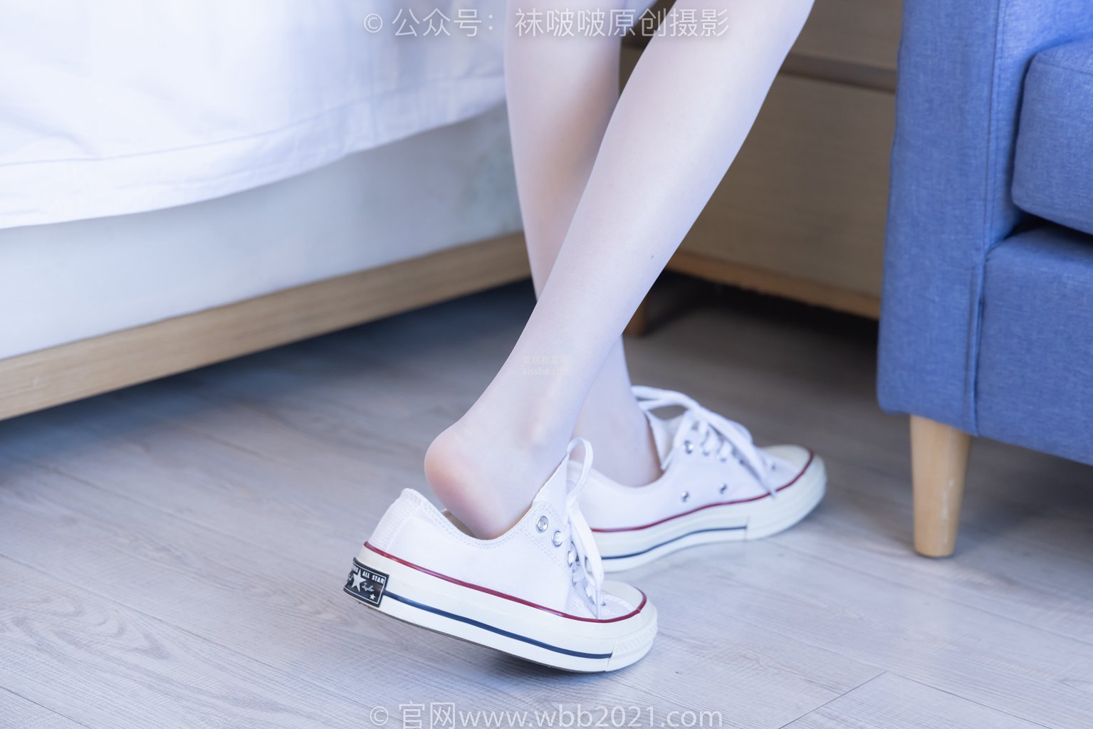 图片[3]-[BoBoSocks袜啵啵] NO.234 稚予-板鞋 白丝-集美图