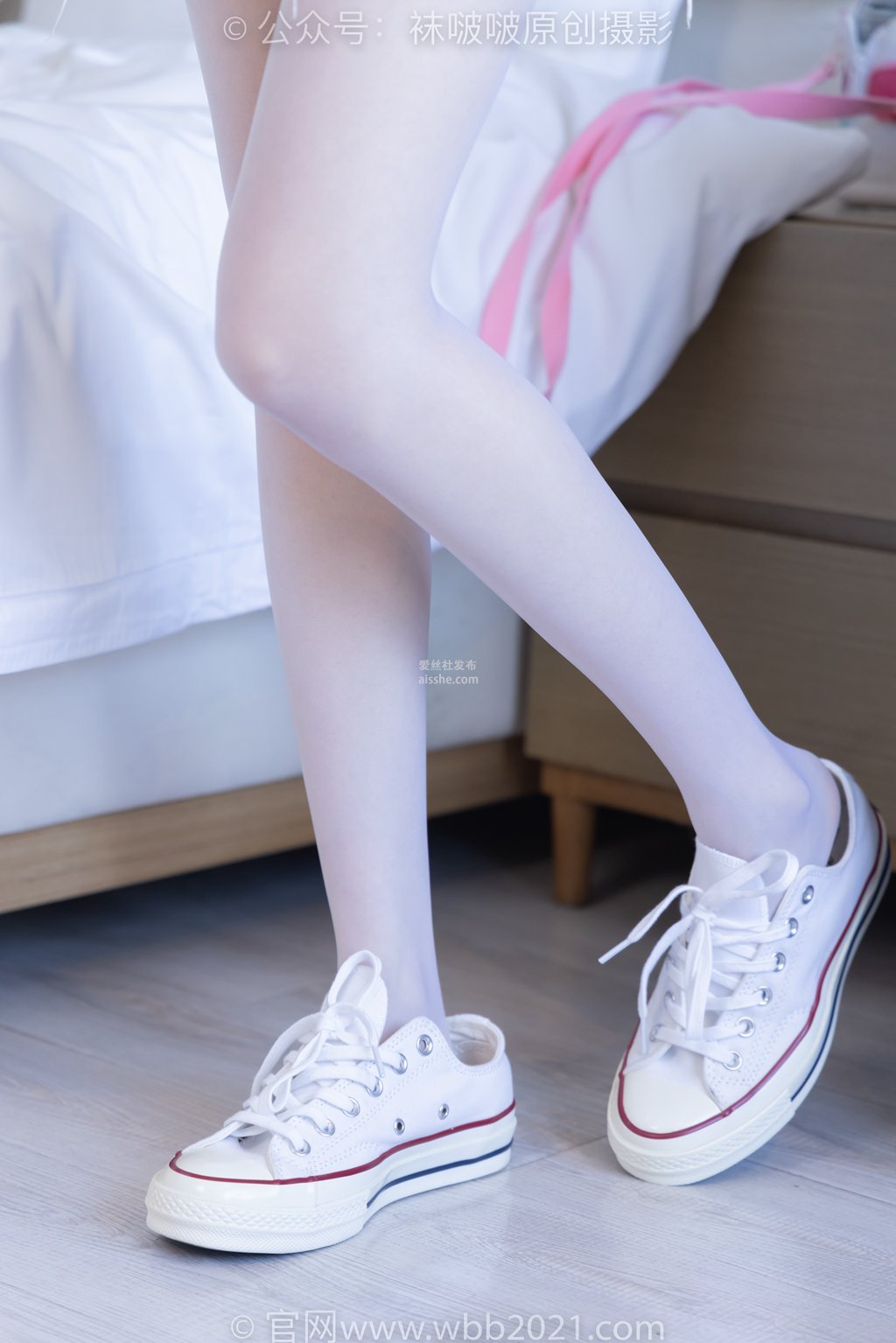 图片[4]-[BoBoSocks袜啵啵] NO.234 稚予-板鞋 白丝-集美图