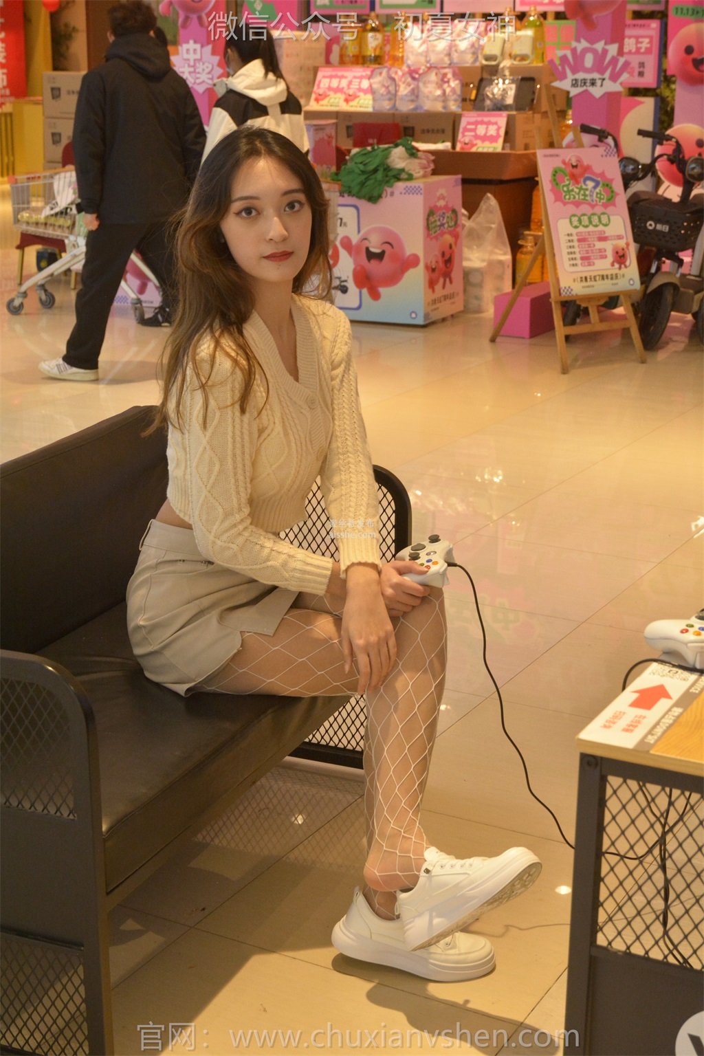 图片[117]-[初夏女神] NO.160 依依~《温文尔雅》你们老说我傻大个，今天就斯文一次你们看！-集美图