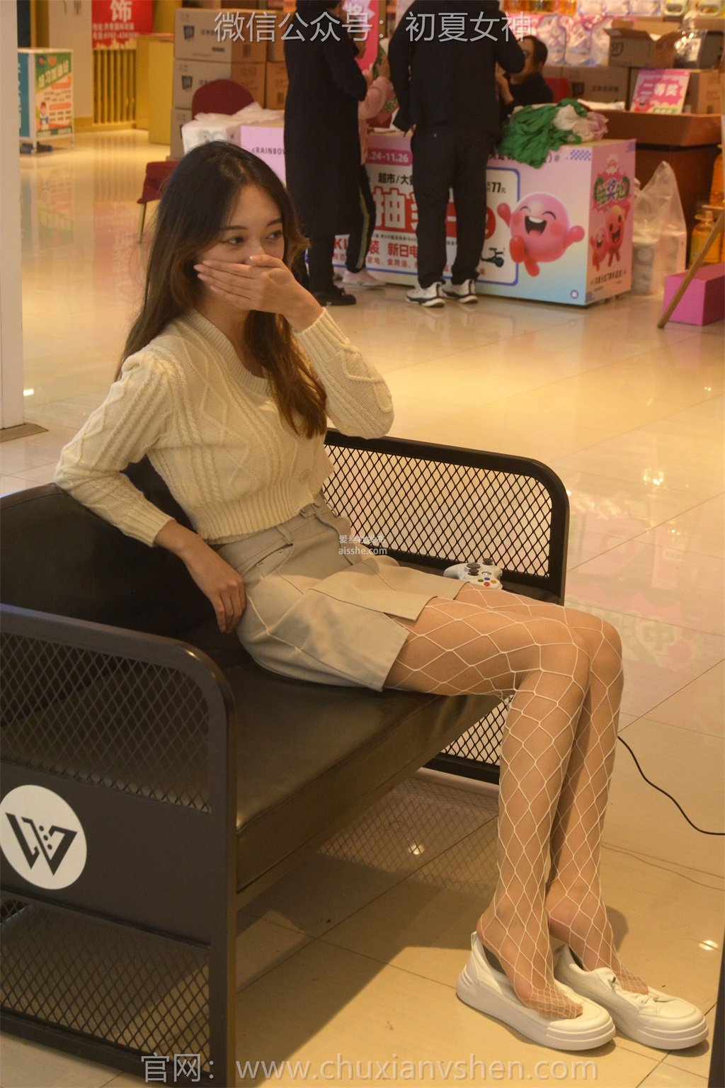 图片[142]-[初夏女神] NO.160 依依~《温文尔雅》你们老说我傻大个，今天就斯文一次你们看！-集美图