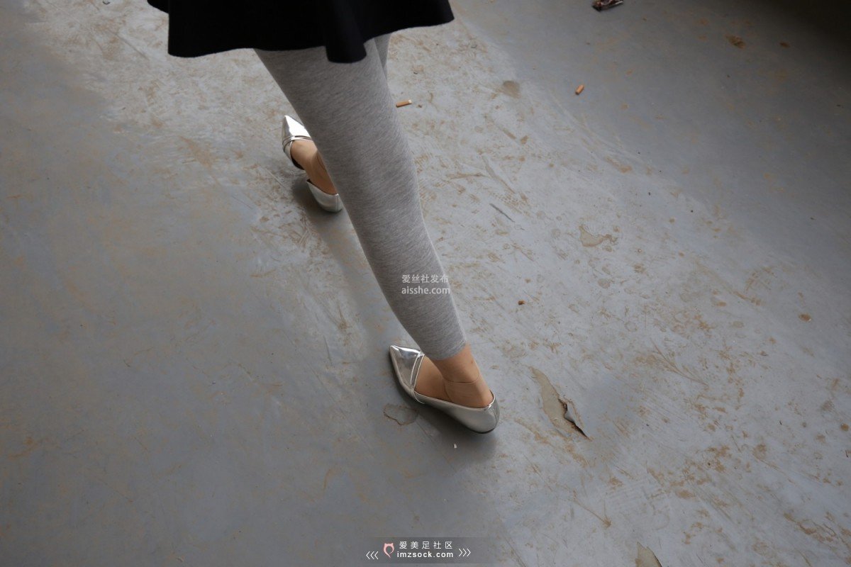 图片[14]-MZSOCK NO.233-2018年-舞蹈系 灰色打底裤 短丝小姐姐 【下部】-集美图