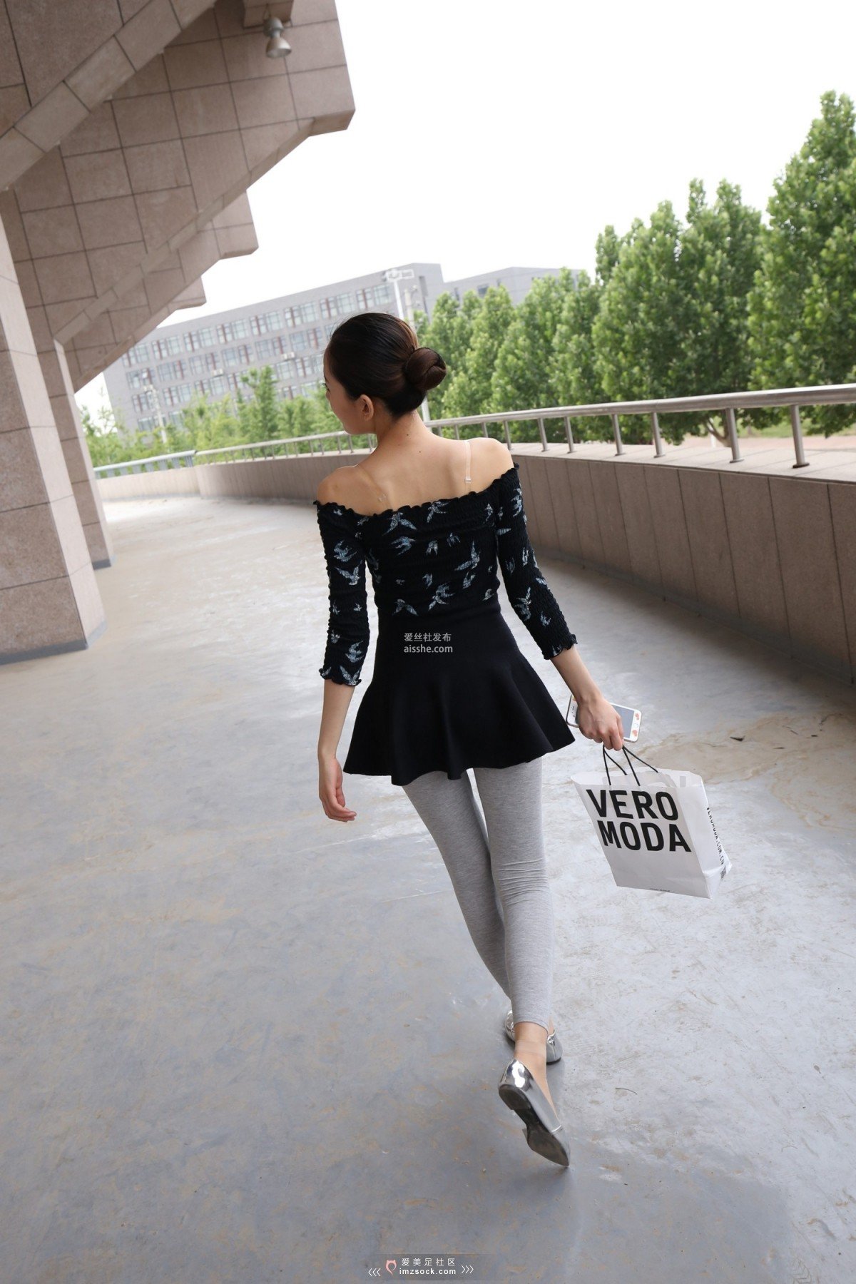 图片[23]-MZSOCK NO.233-2018年-舞蹈系 灰色打底裤 短丝小姐姐 【下部】-集美图