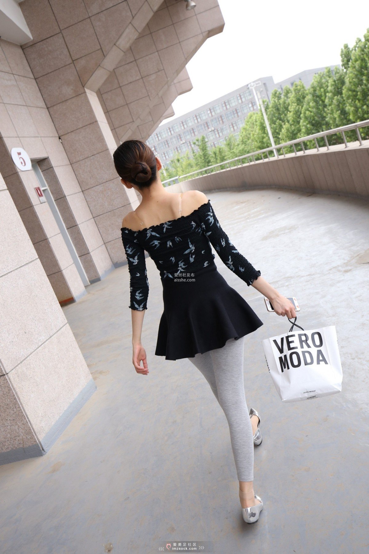 图片[24]-MZSOCK NO.233-2018年-舞蹈系 灰色打底裤 短丝小姐姐 【下部】-集美图