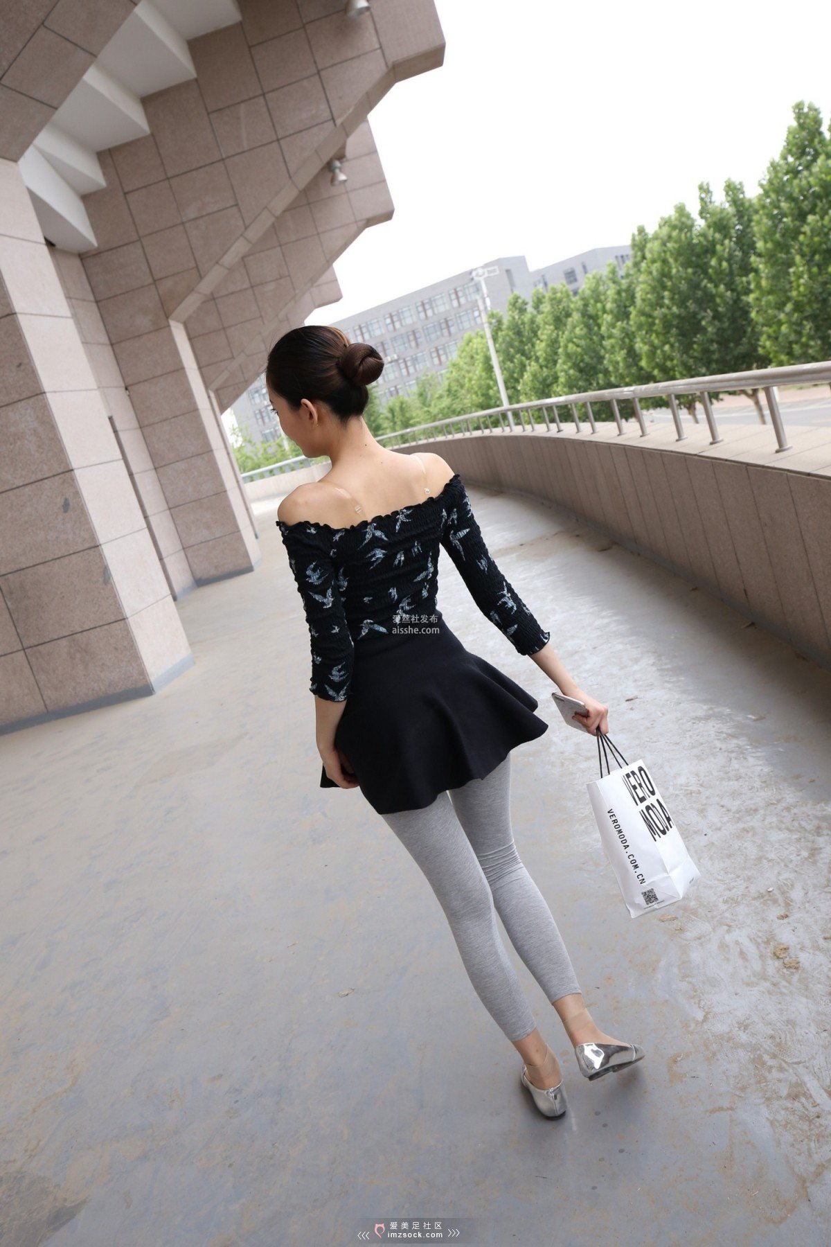 图片[27]-MZSOCK NO.233-2018年-舞蹈系 灰色打底裤 短丝小姐姐 【下部】-集美图