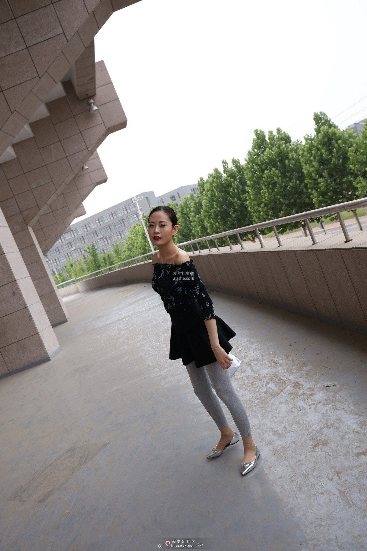 图片[29]-MZSOCK NO.233-2018年-舞蹈系 灰色打底裤 短丝小姐姐 【下部】-集美图