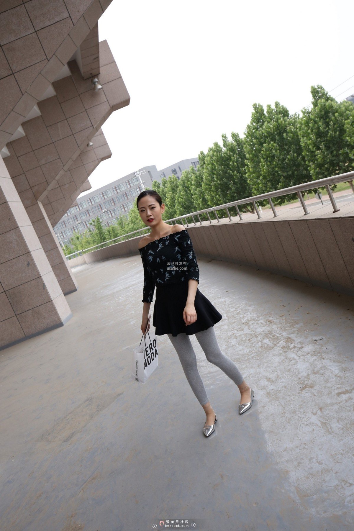 图片[30]-MZSOCK NO.233-2018年-舞蹈系 灰色打底裤 短丝小姐姐 【下部】-集美图