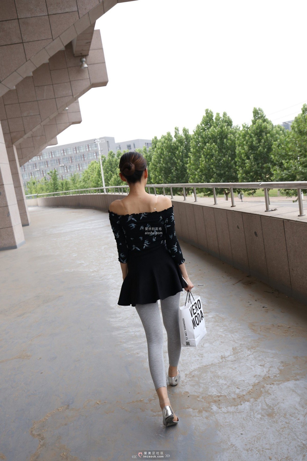 图片[32]-MZSOCK NO.233-2018年-舞蹈系 灰色打底裤 短丝小姐姐 【下部】-集美图