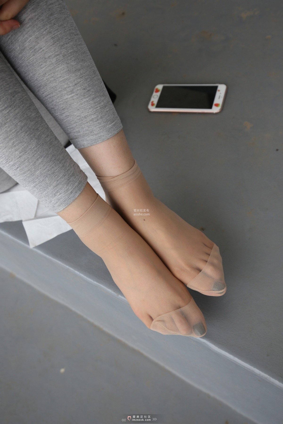 图片[36]-MZSOCK NO.233-2018年-舞蹈系 灰色打底裤 短丝小姐姐 【下部】-集美图
