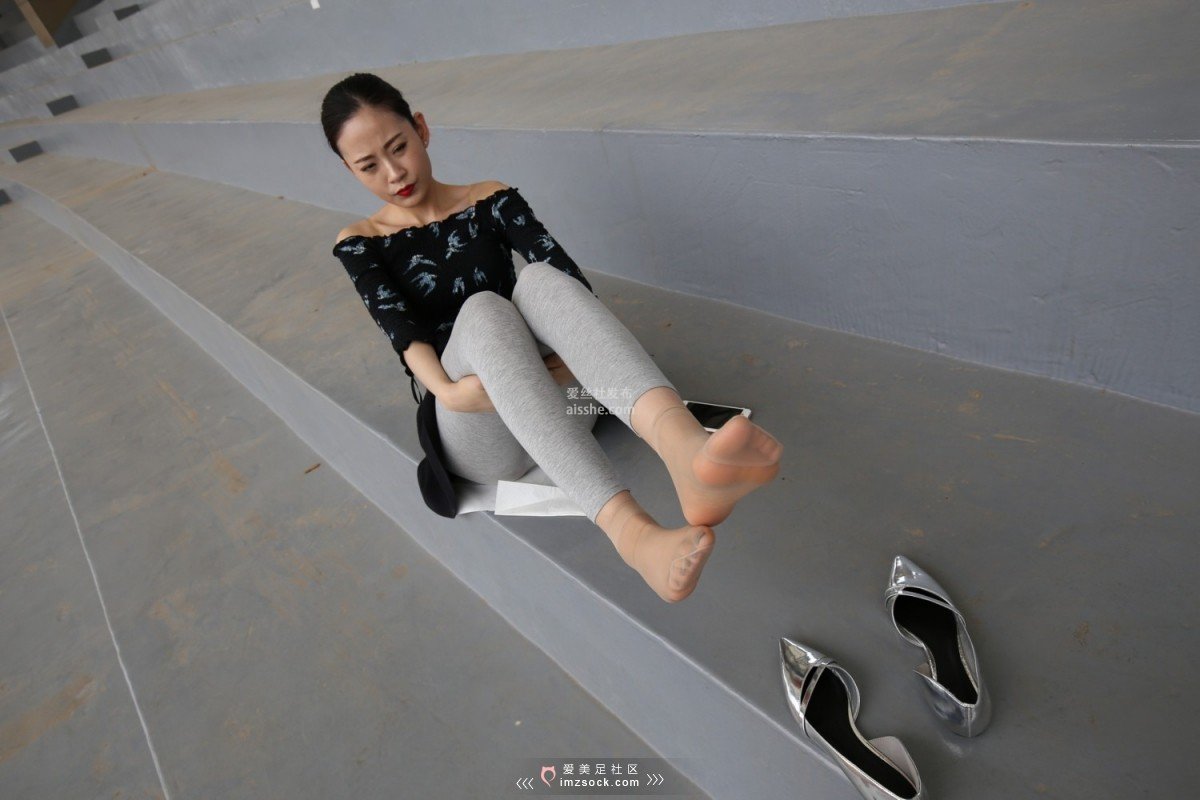 图片[48]-MZSOCK NO.233-2018年-舞蹈系 灰色打底裤 短丝小姐姐 【下部】-集美图