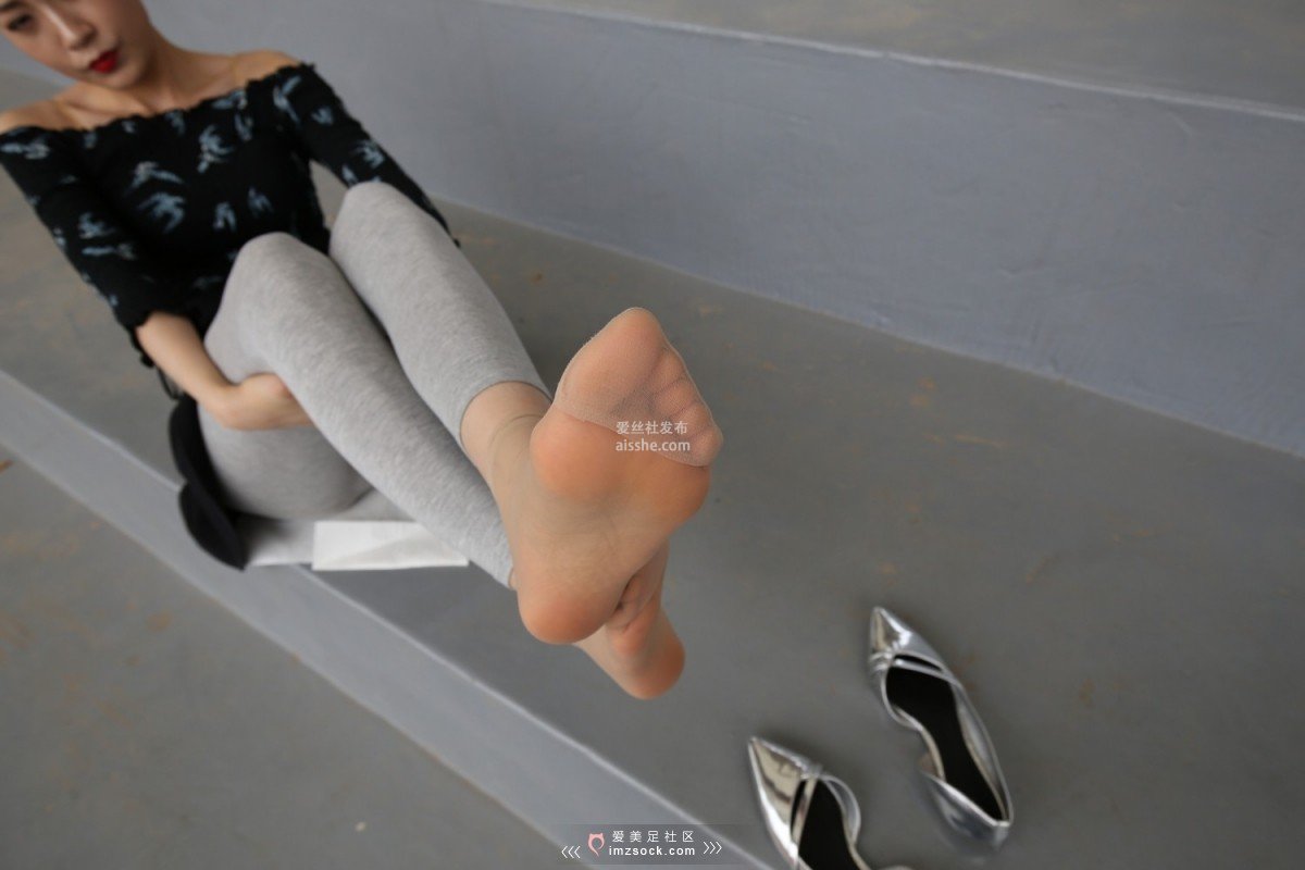 图片[54]-MZSOCK NO.233-2018年-舞蹈系 灰色打底裤 短丝小姐姐 【下部】-集美图