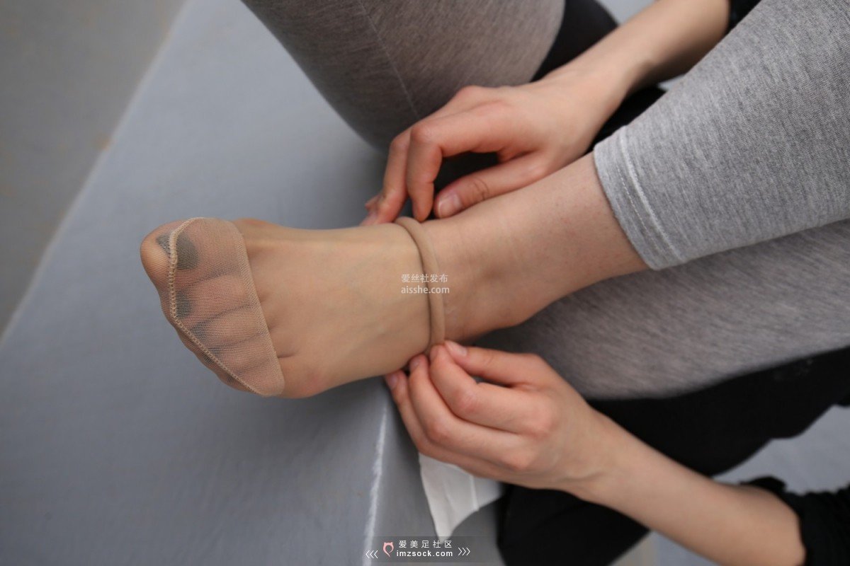 图片[100]-MZSOCK NO.233-2018年-舞蹈系 灰色打底裤 短丝小姐姐 【下部】-集美图