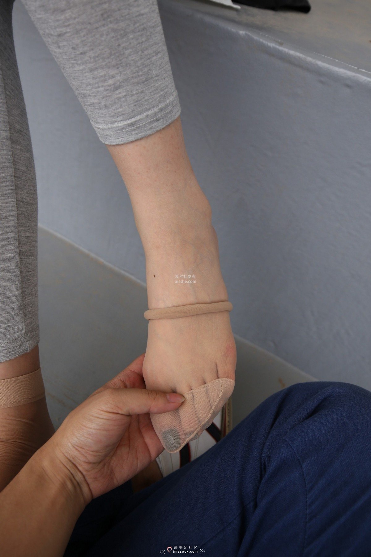 图片[112]-MZSOCK NO.233-2018年-舞蹈系 灰色打底裤 短丝小姐姐 【下部】-集美图