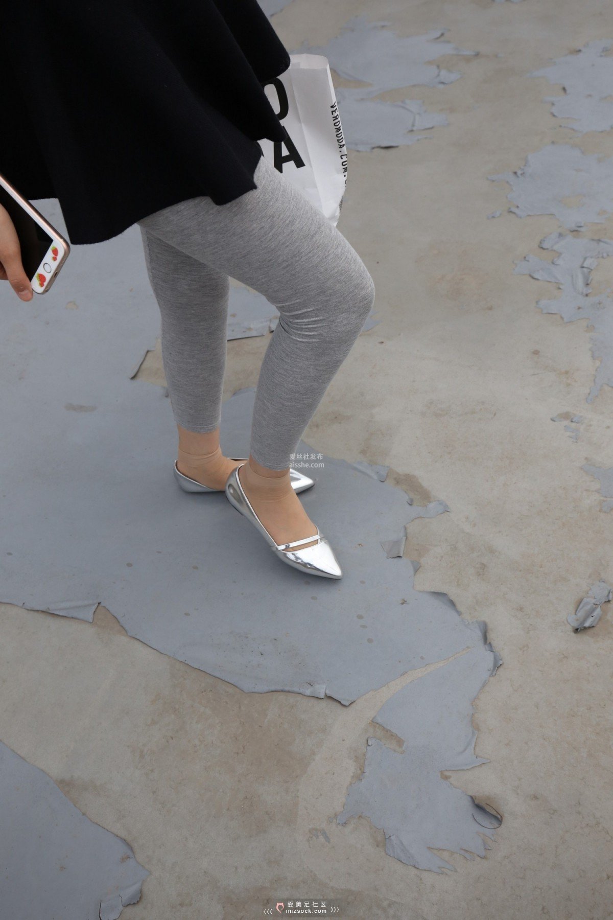 图片[126]-MZSOCK NO.233-2018年-舞蹈系 灰色打底裤 短丝小姐姐 【下部】-集美图