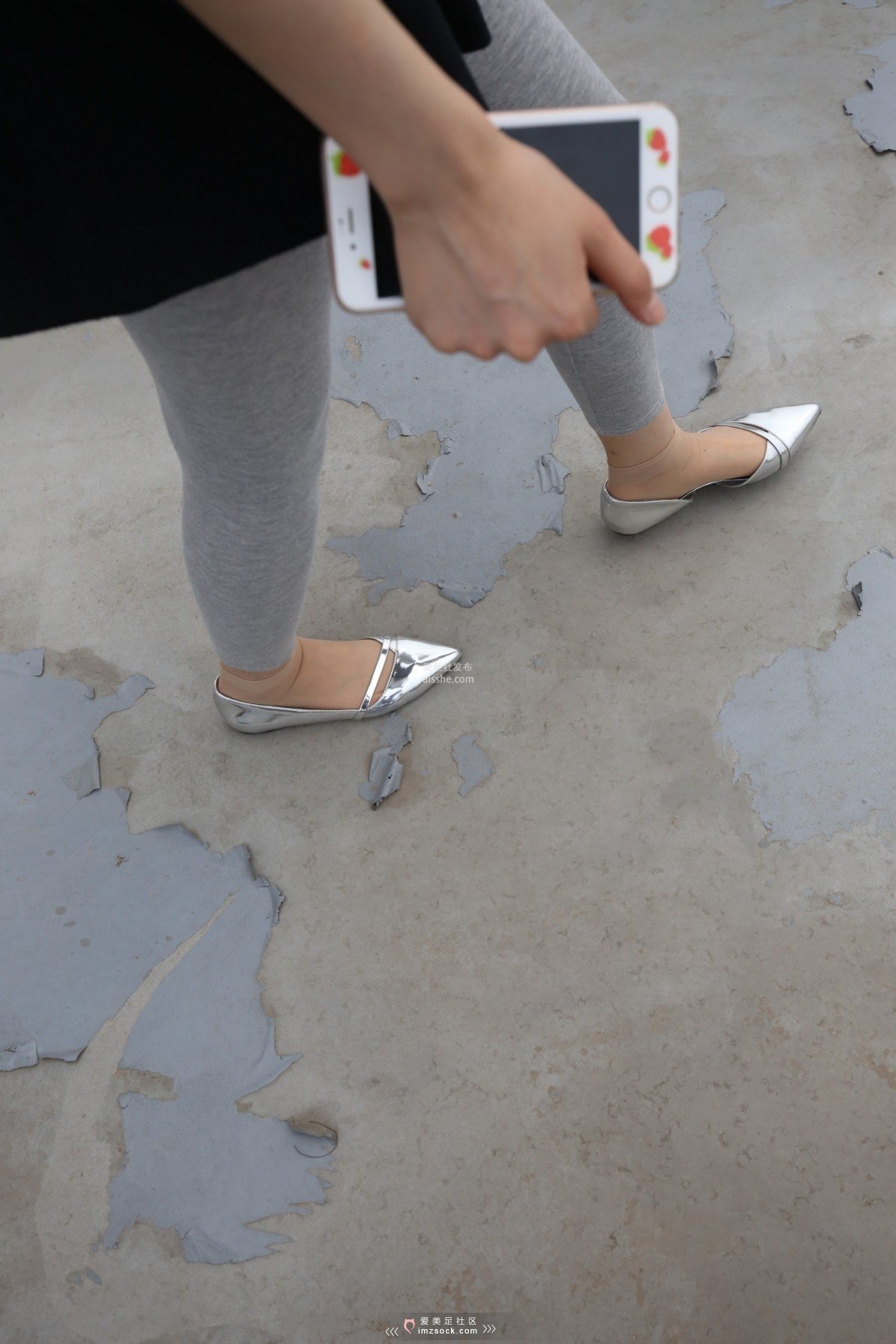 图片[127]-MZSOCK NO.233-2018年-舞蹈系 灰色打底裤 短丝小姐姐 【下部】-集美图