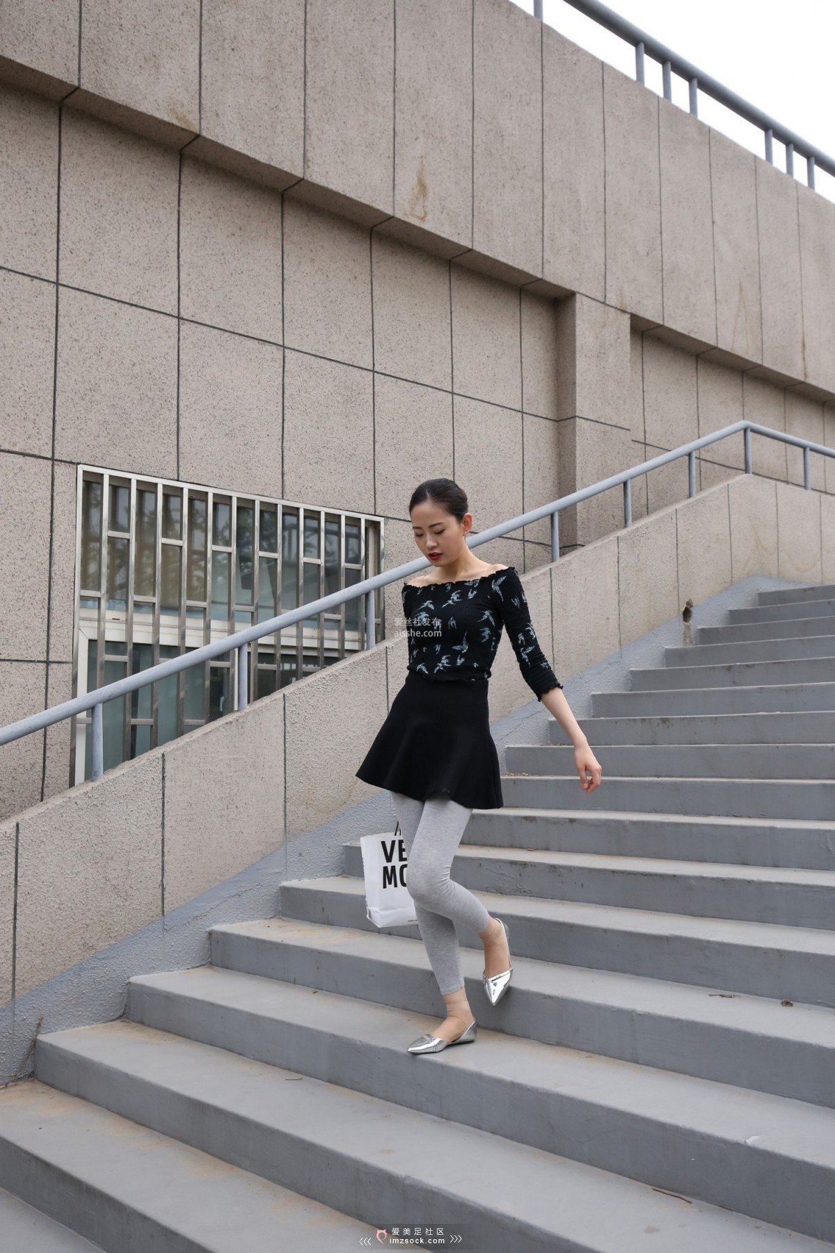 图片[132]-MZSOCK NO.233-2018年-舞蹈系 灰色打底裤 短丝小姐姐 【下部】-集美图