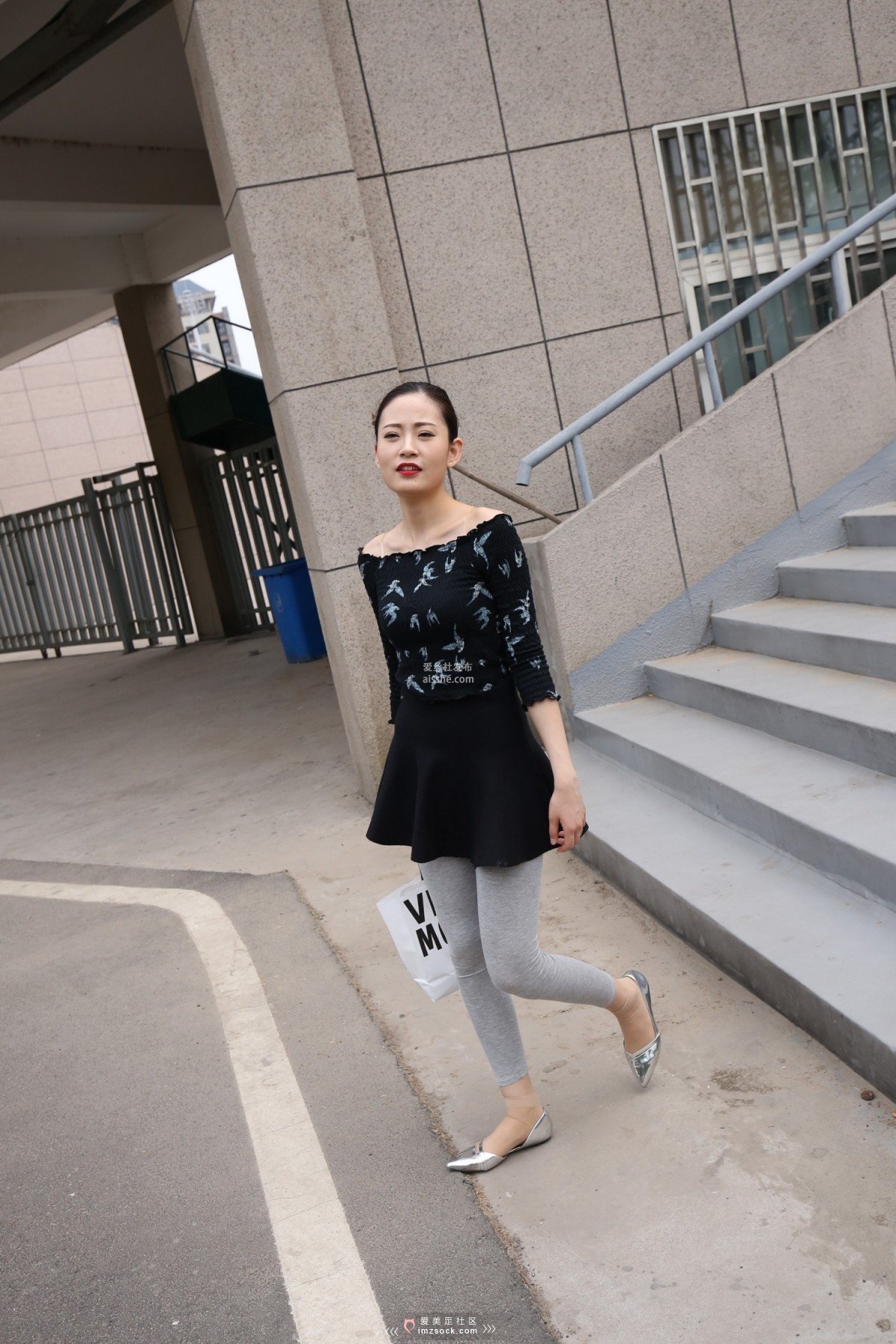 图片[136]-MZSOCK NO.233-2018年-舞蹈系 灰色打底裤 短丝小姐姐 【下部】-集美图