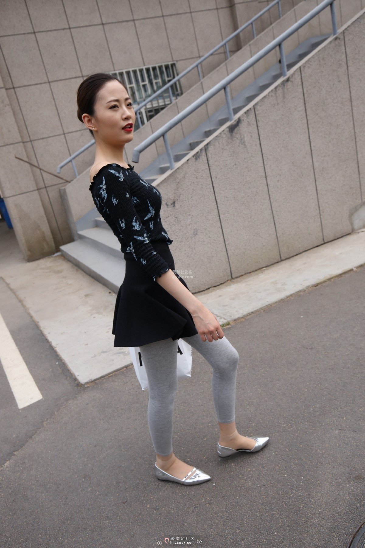 图片[138]-MZSOCK NO.233-2018年-舞蹈系 灰色打底裤 短丝小姐姐 【下部】-集美图