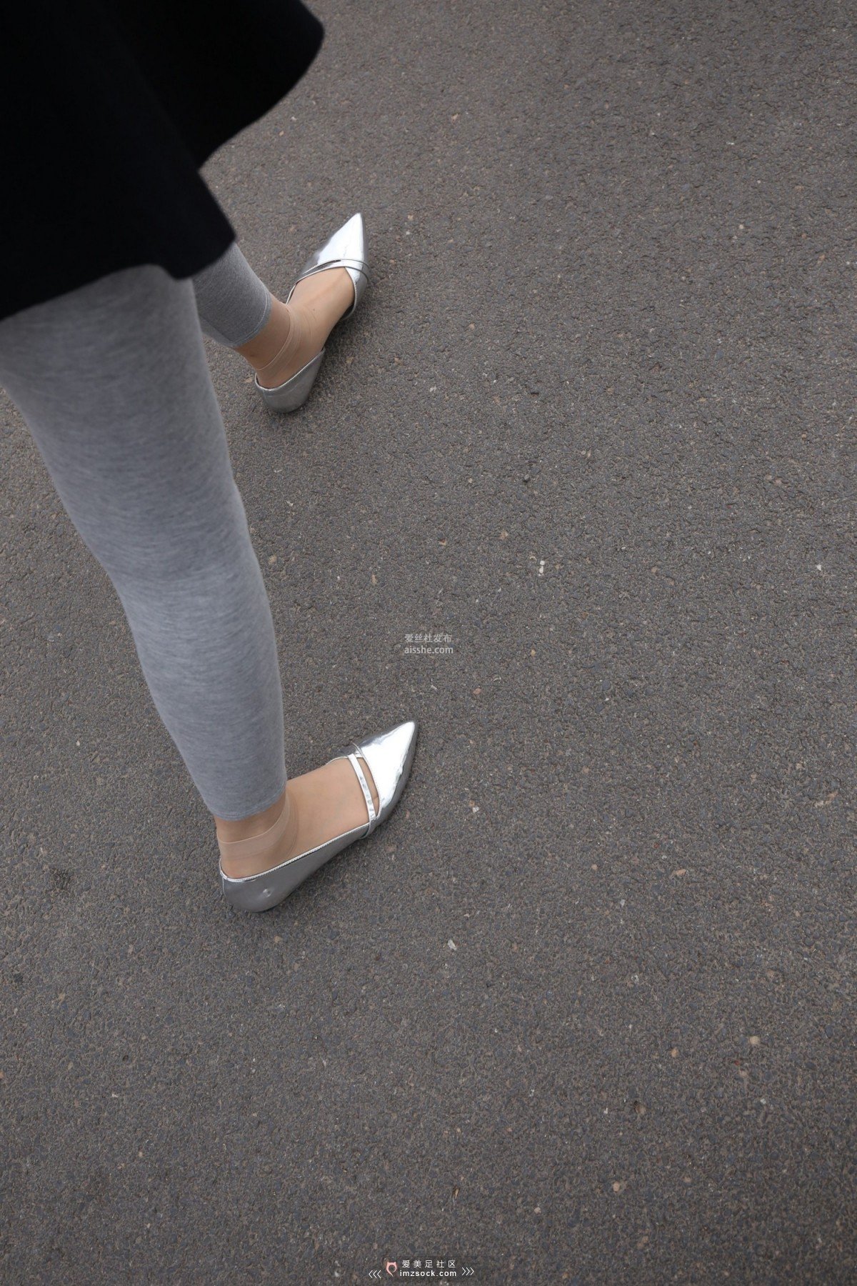 图片[141]-MZSOCK NO.233-2018年-舞蹈系 灰色打底裤 短丝小姐姐 【下部】-集美图