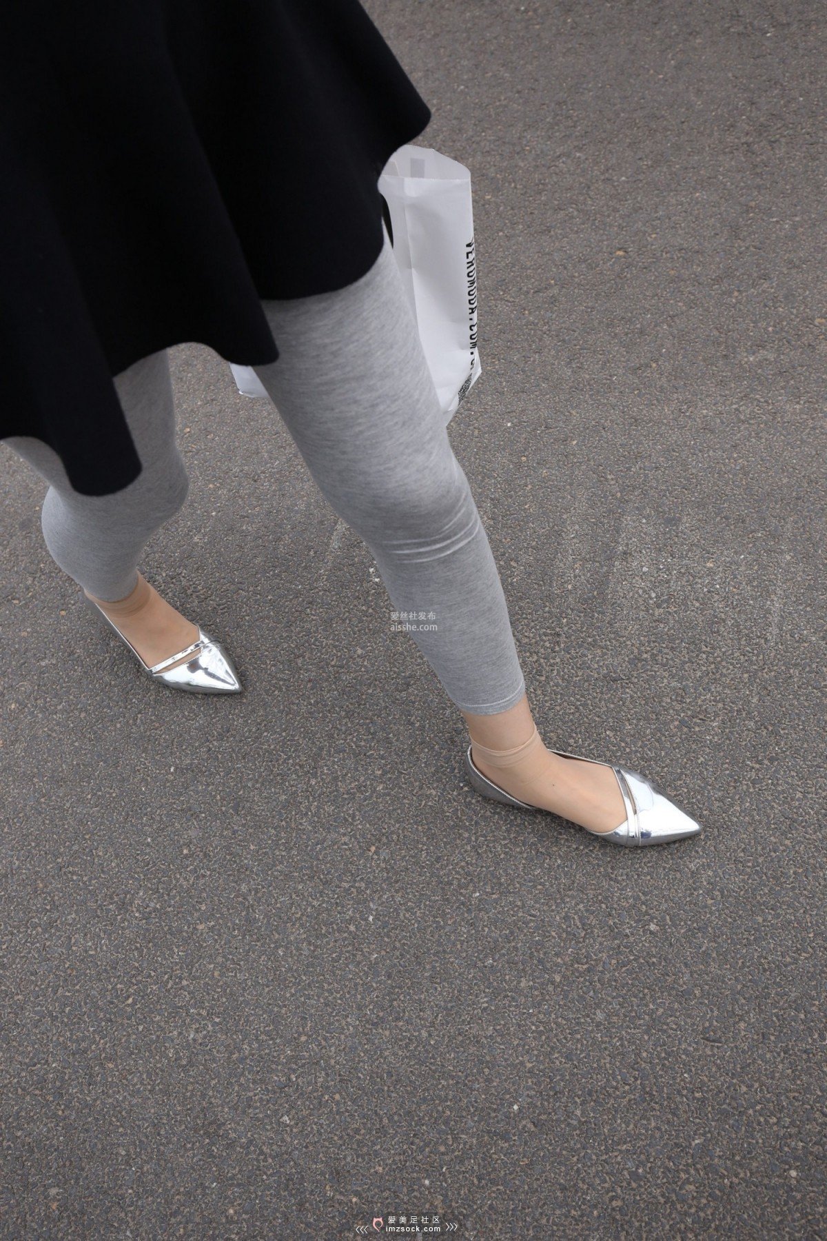 图片[148]-MZSOCK NO.233-2018年-舞蹈系 灰色打底裤 短丝小姐姐 【下部】-集美图