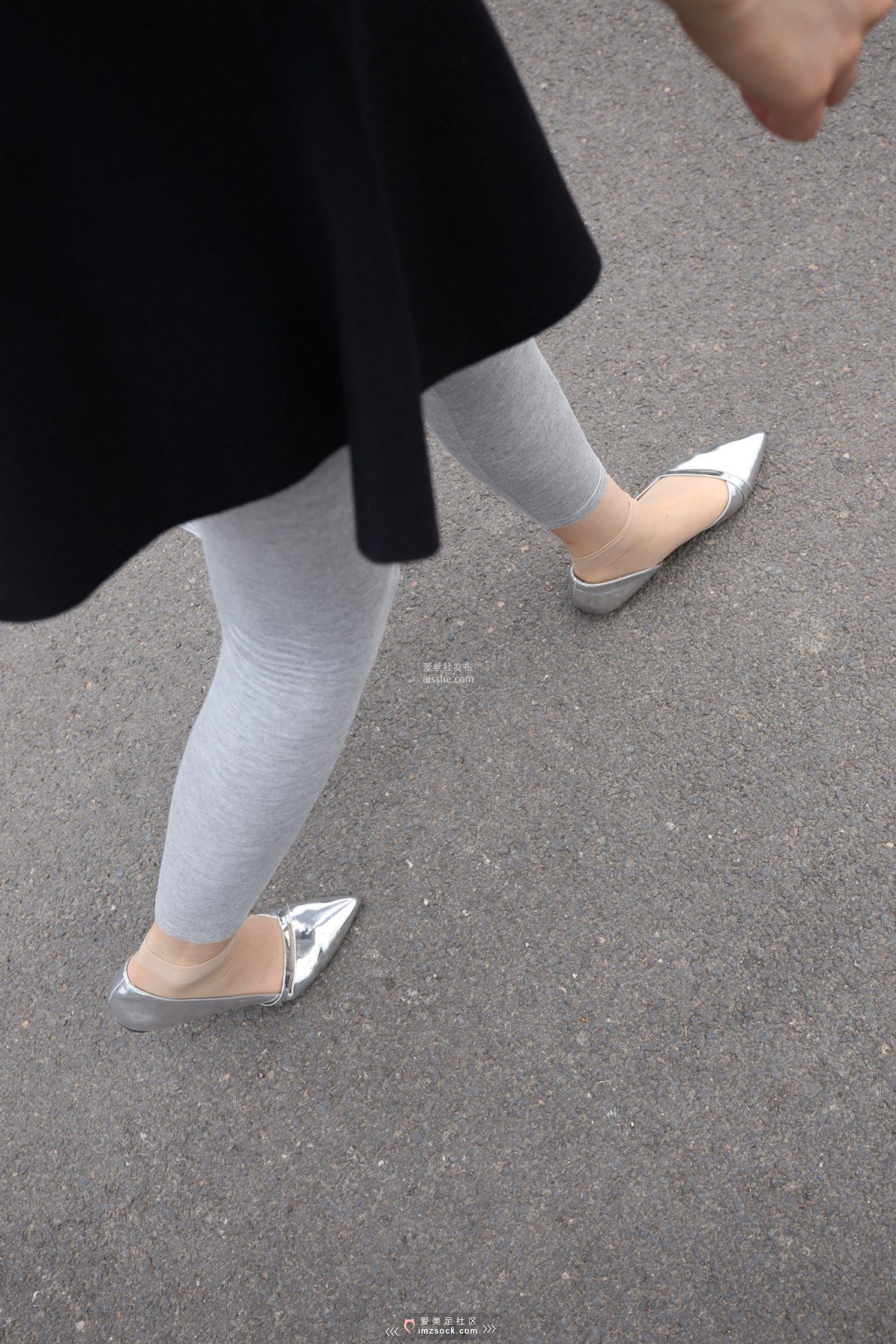图片[152]-MZSOCK NO.233-2018年-舞蹈系 灰色打底裤 短丝小姐姐 【下部】-集美图
