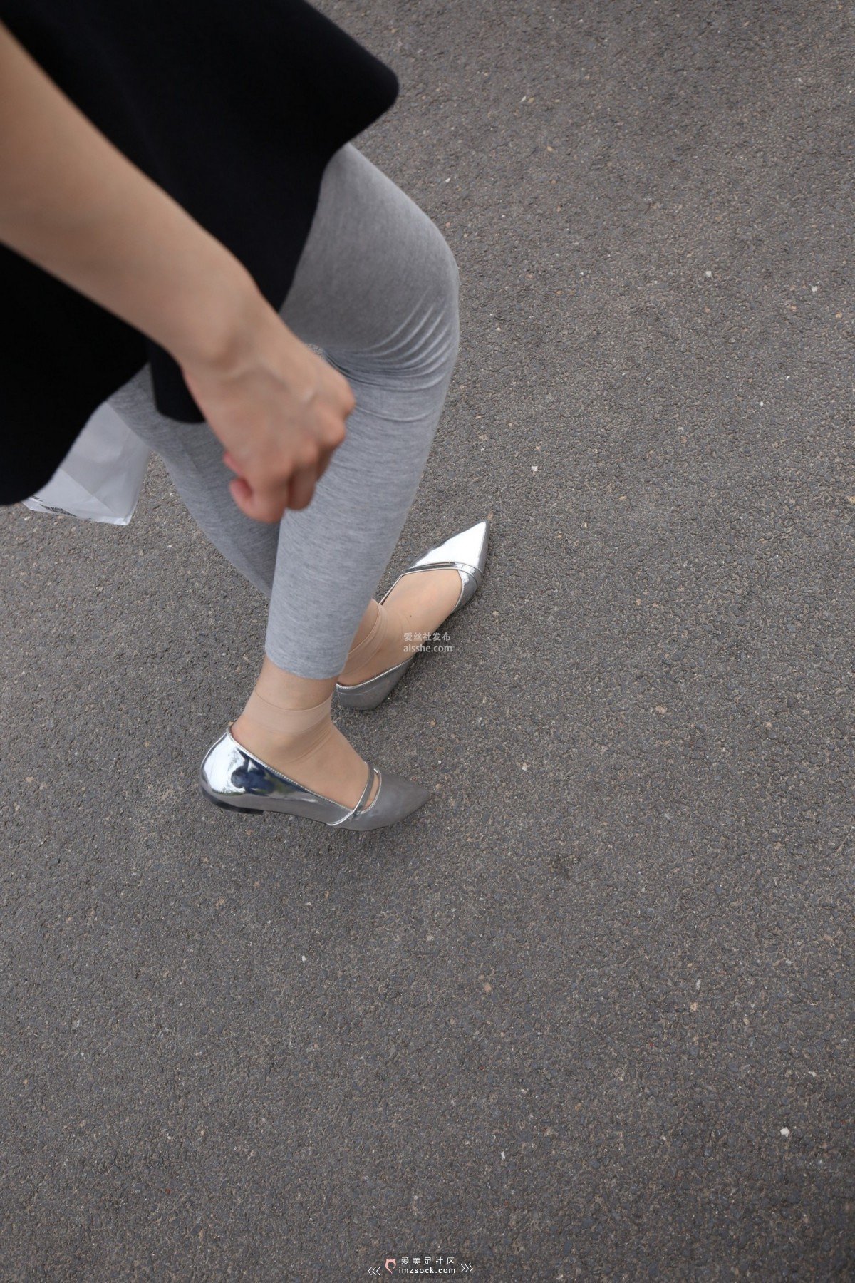 图片[153]-MZSOCK NO.233-2018年-舞蹈系 灰色打底裤 短丝小姐姐 【下部】-集美图